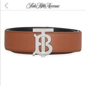 Burberry Monogram Motif Reversible Belt NWT S: Lg